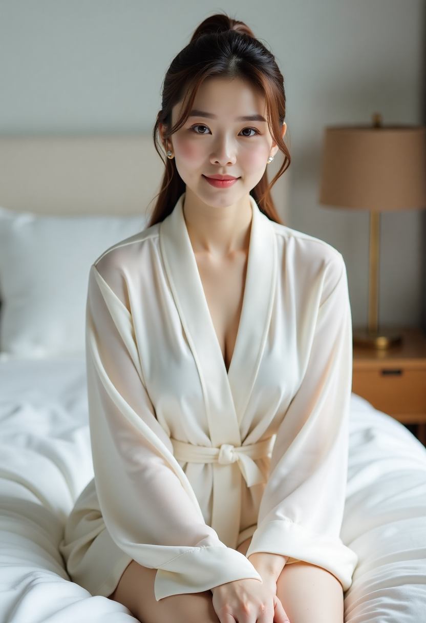 画室窗边的少女与素描本