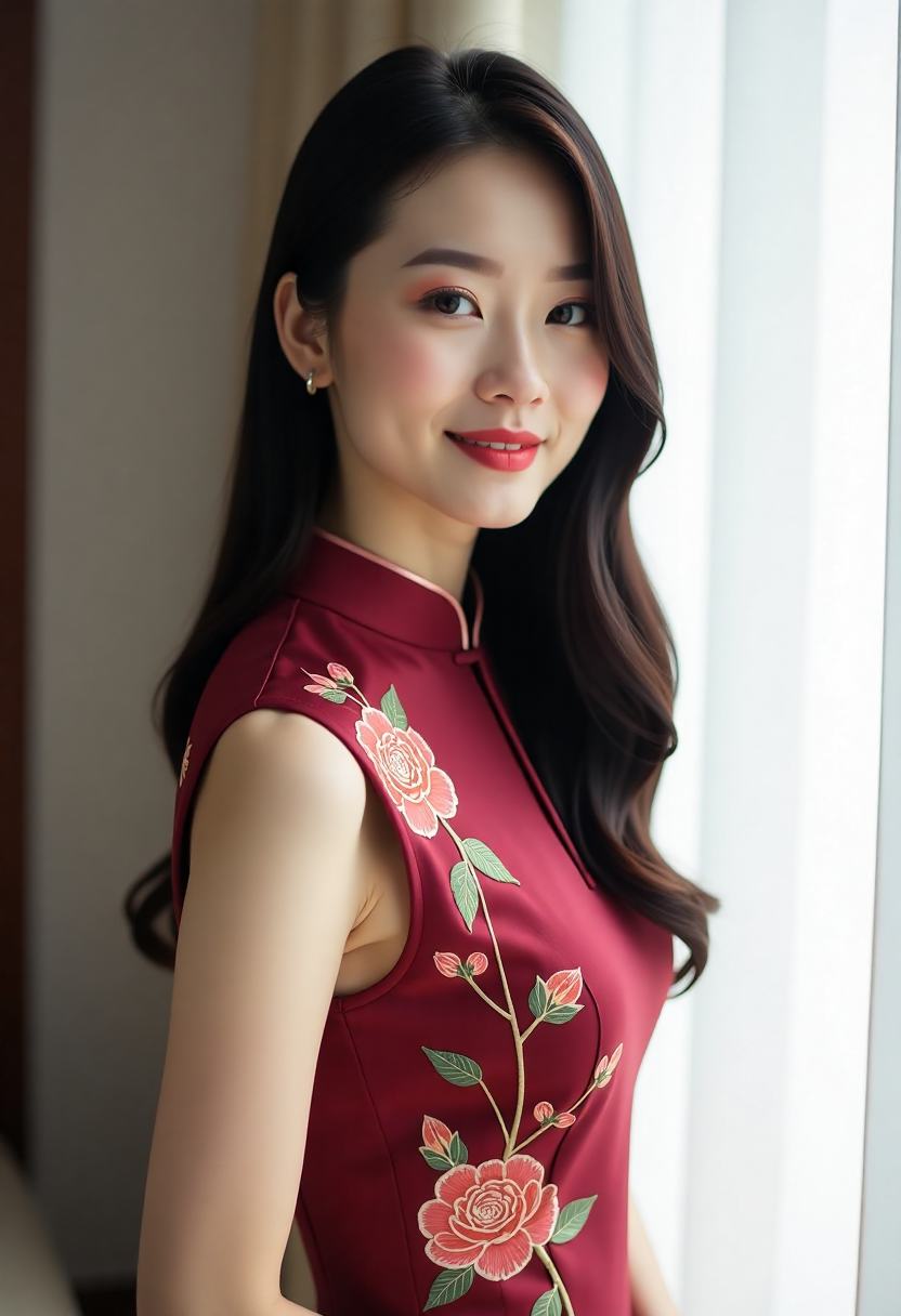 编辑在灯下翻阅电影场刊