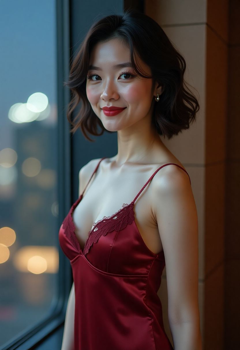 秋叶间的一段铁轨